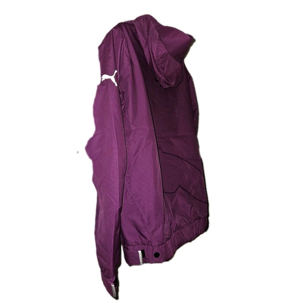 NEW PUMA Horizon Purple Sport Performance Zip Up Hoodie Jacket Waterproof Size M - Picture 3 of 14
